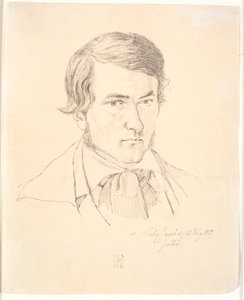 Selvportrett av Johan Thomas Lundbye