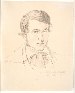 Selvportrett av Johan Thomas Lundbye