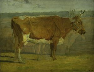 Studie av en ku av Johan Thomas Lundbye