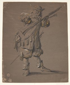 Soldat med rifle av Johan le Ducq