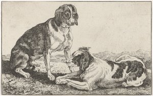 To hunder av Johan le Ducq