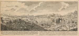 Ruins of Palmyra, ancient city of Syria av Johann Adam Delsenbach