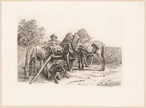 Bonden og hans vogn av Johann Adam Klein
