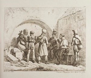 Franske krigsfanger av Johann Adam Klein