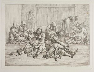 Saueklipping av Johann Adam Klein