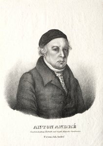 Portrett av Anton André. av Johann André