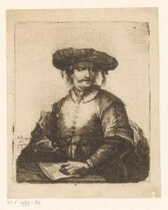 Portrett av en ukjent kunstner av Johann Andreas Benjamin Nothnagel