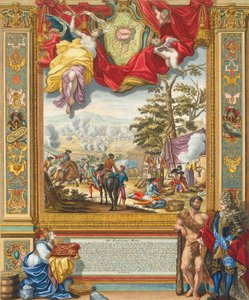 Beleiring av Mons av de allierte troppene i 1709, tidlig på 1700-tallet.