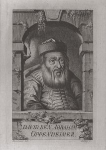 Portrett av David Oppenheim 1664-1736, overrabbiner i Praha, 1773