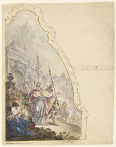 Den hellige Ignatius forlater Antiokia av Johann Baptist Enderle