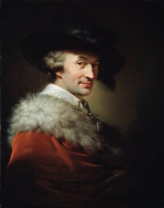 Portrett av arkitekten LaTour. Maleri av Johann Baptist Von Lampi lysken (1751-1830), olje på lerret