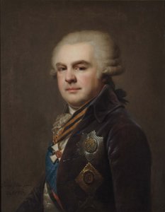 Portrett av grev Alexander Nikolaevich Samoilov 1744-1814, 1796 av Johann Baptist Lampi the Younger