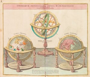 Globene fra hele verdens store atlas, 1725. av Johann Baptista Homann