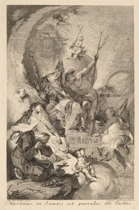 Fire hellige av Johann Beheim after Franz Anton Maulbertsch
