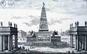 Obelisk dedikert til Marcus Aurelius Antoninus (161-80) og Lucius Aurelius Verus (161-69), Hellas, fra 