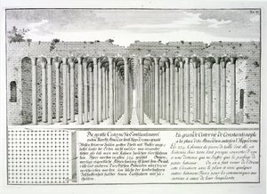Cistern under Hippodromen, Konstantinopel, Tyrkia, fra 