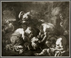 Jupiter som dier fra geiten Amalthea