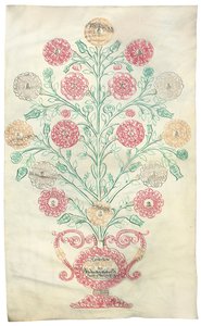 "Rosen", et slektstre presentert for keiser Charles VI, 1731 av Johann Carl Paricius