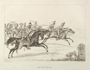 Østerrikske Lancers, tidlig på 1800-tallet.