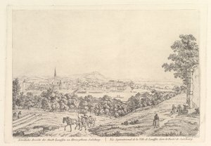 Stier i hertugdømmet Salzburg, tidlig på 1800-tallet. av Johann Christian Erhard