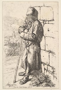 Tobakksrøykeren, 1817. av Johann Christian Erhard