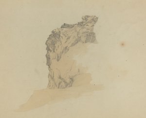 Studie av klipper av Johann Christian Heerdt