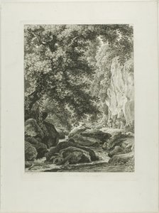 En Civita Castellana, fra pittoreske etsede prospekter fra Italia av Johann Christian Reinhart