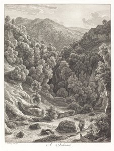 A Subiaco (nær Subiaco) av Johann Christian Reinhart