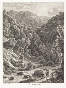 I Subiaco (nær Subiaco) av Johann Christian Reinhart