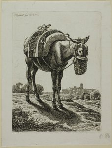 Feeding Mule - Front, from Die Zweite Thierfolge   1268989   no       norwegian Successfully Translated  Original: The Actor Sanogawa Ichimatsu I as Yaoya Oshichi Translat: The Actor Sanogawa Ichimatsu I as Yaoya Oshichi 1278994 no norwegian Successfully T av Johann Christian Reinhart