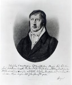 Georg Wilhelm Friedrich Hegel, gravert av F.W Bollinger, ca. 1825 av Johann Christian Xeller