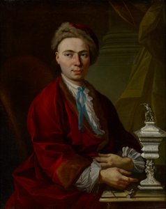 Portrett av sølvsmeden Johann Friedrich Baer, ca. 1770