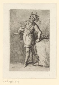Stående kriger med fjærkledd beret Soldiers of Classical Antiquity (serietittel)