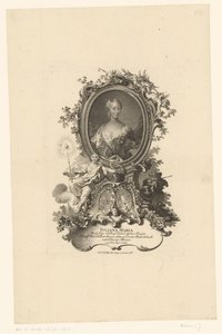Portrett Juliana Maria av Schleswig Hollsteyn av Johann Esaias Nilson