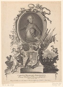 Portrett av Karel Willem Ferdinand av Brunswick-Wolfenbüttel av Johann Esaias Nilson