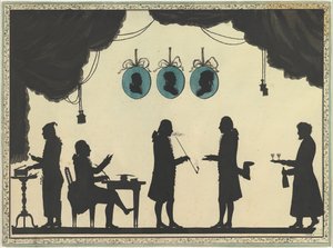 David Roentgen and Company i St. Petersburg, ca. 1784-86. av Johann Friedrich Anthing