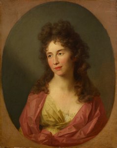 Portrett av Konradine Hufeland, født Wiedemann av Johann Friedrich August Tischbein