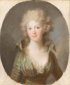 Friederike Luise Wilhelmine av Preussen 1774-1837, dronning av Nederland, ca. 1790.