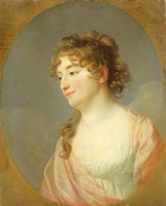 Krigsråd Wilhelmine Schmidt, ca.1800 av Johann Friedrich August Tischbein