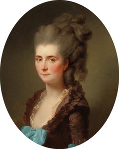 Portrett av Marquise de Chambray, født Vernier de Joyencourt, 1776. av Johann Friedrich August Tischbein