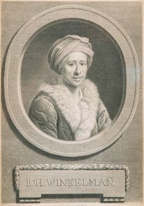 Portrett av kunsthistorikeren og arkeologen Johann Joachim Winckelmann 1717-1768, 1776.