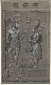En samling av Waldecks originale kunstverk fra Mesoamerica, boks 2 av 22 av Johann Friedrich Maximilian von Waldeck