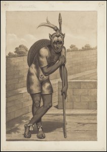 En samling av Waldecks originale kunstverk fra Mesoamerica, boks 3 av 22 av Johann Friedrich Maximilian von Waldeck