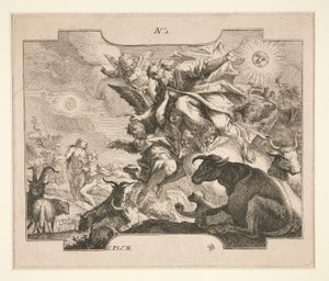 Skapelsen (?) av Johann Georg Bergmuller