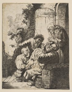 Josephs frakk brakt til Jacob, ca. 1633. av Johann Georg Hertel
