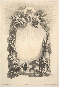 Paktens ark, fra Book of Cartouches, midten av 1700-tallet. av Johann Georg Hertel
