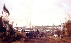 Utsikt over Hulst, Zeeland