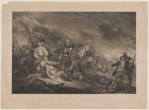 Slaget ved Bunkershill. J. Trumbull s. av Johann Georg Nordheim