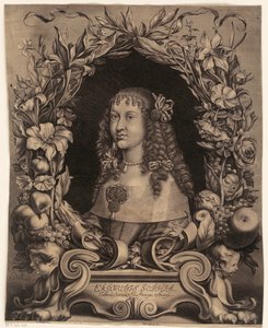 Portrett av Erdmuthe Sophia, markgrevin av Brandenburg-Bayreuth av Johann Georg Waldreich