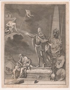 Monument til Heinrich II von Reuss-Obergreiz av Johann Georg Wolffgang